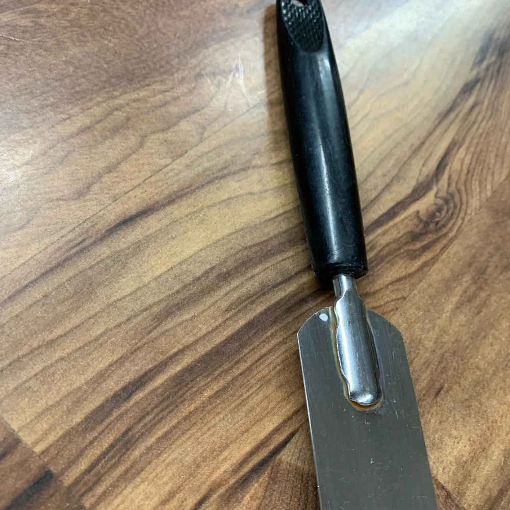 EKCO Forge Flat Cake Frosting Spreader Vintage USA Black Handle Spatula